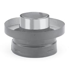 aluminum vent pipe (sold seperately) Cap Adapter (4DCAA) Cap Adapter (4DCAB) description and