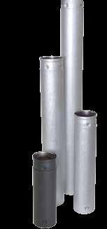ULTIMATE PELLET PIPE LENGTHS product code finish length Lengths Available in lengths of 6", 12", 18", 24", 36" and 60" 1 3/4" overlap at joints Painted black or unpainted 3UPP-6 3UPP-6B 3UPP-12