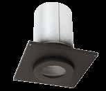 ULTIMATE PELLET PIPE CEILING SUPPORT product code finish 3" Diameter 3UPP-CSB