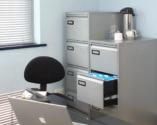 AOC & CC contract filing cabinets The Bisley 'AOC' filing cabinet represents great value for office storage.