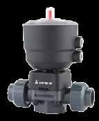 1" to 2-1/2" Sizes 1" to 2-1/2" actuated DK diaphragm valves utilize the existing