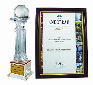 Achievements (continued) KENINGAU MILL WAS AWARDED BY MPOB