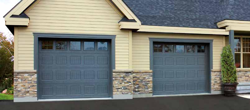 Vermont A Unique Style, Juste Like You Inspired with a modern touch, the Vermont garage door will enhance the look of your property.