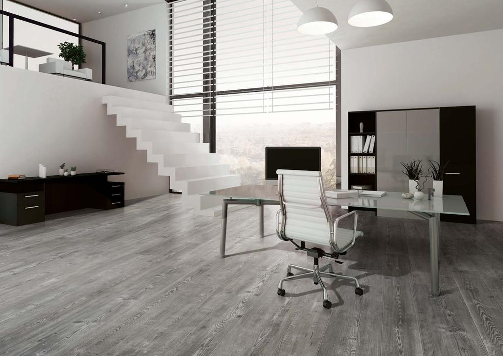 Modern office space Coniwood Larice Ossidato 20x240 cm