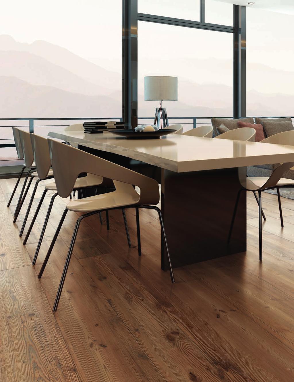 Contemporary dining room Floor tile: