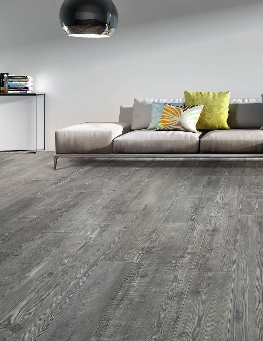 Modern living room Floor tile: Coniwood Larice Ossidato 20x240