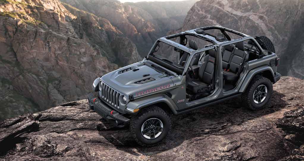 EXTREME THE ALL-NEW RUBICON ONCE AGAIN STANDS TALL AS THE RECOGNIZED AUTHORITY OF OFF-ROAD CAPABILITY, OUTFITTED