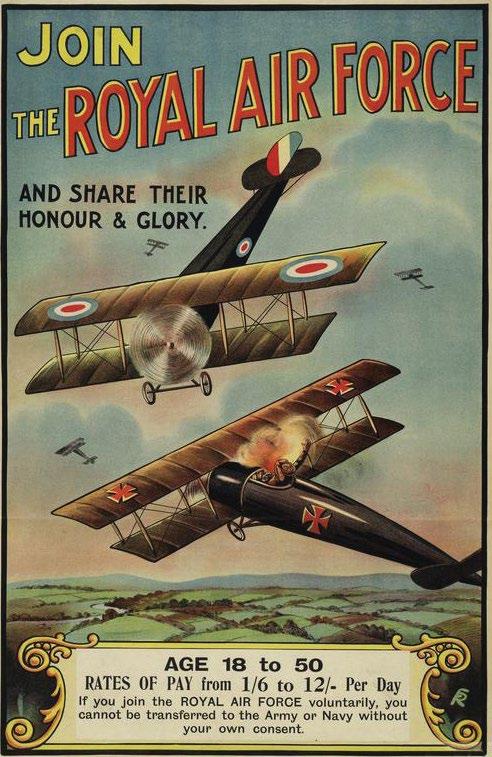 It was decided to merge the Royal Flying Corps and Royal Naval Air Service to create the world s first independent air force.