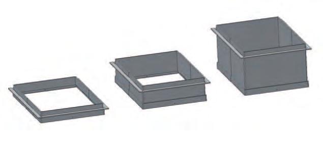 The access cover(s) is (are) identical, either for use with the main tank or with the adapter(s).