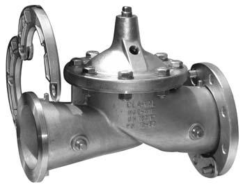 Specifications NAMEPLATE Model 100-44 Sizes Globe (inch): 2", 2 1 2", 3", 4", 6", 8", 10", 12" D Two Piece FLANGE (QTY 2) End Detail Slip-on Two Piece Flange Dimensions Per ANSI B16.