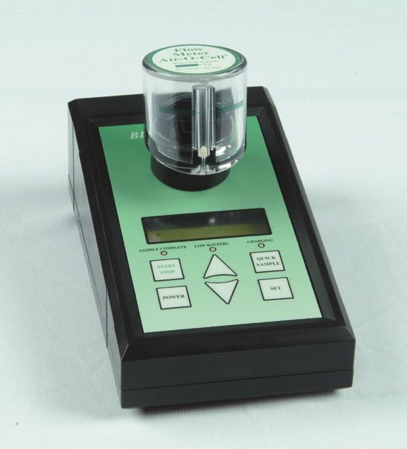 You may also calibrate your pump using the optional Bio-Pump TSI Primary Calibrator.