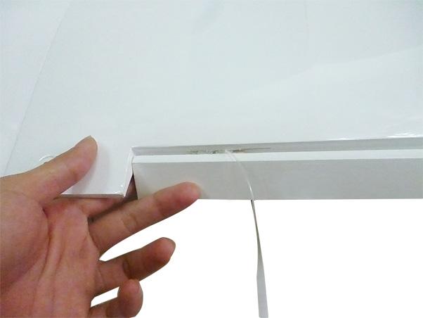 Ideally, when the hinges are glued in place, a 1/64 gap or less will be maintained throughout the lengh of the aileron to the wing panel hinge line.