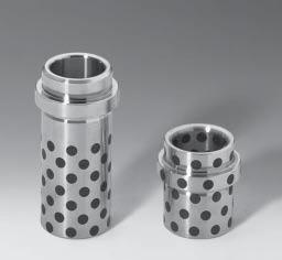 Oilless Guide Bushes with collar Bronze with Non-Liquid Lubricant, 2087.70. Material: Bronze with Non-Liquid Lubricant, oilless lubricating. Note: Fit for receiving bore: H 7.