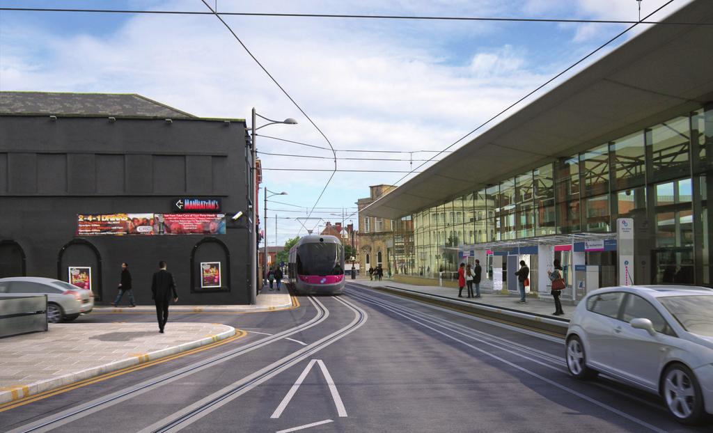 Piper s Row Stop & Bus Interchange The locations of the two new tram stops are vital in terms of offering a full and complete interchange between modes of transport.