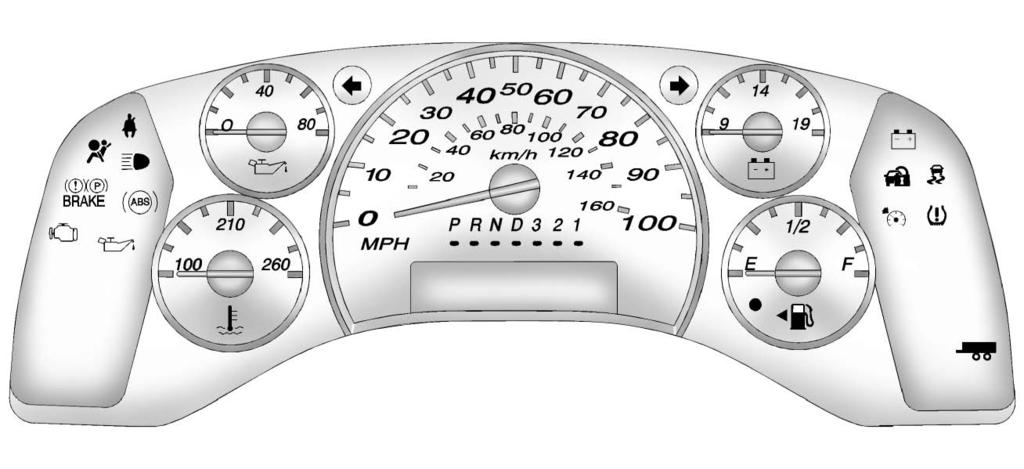 5-12 Instruments and Controls Instrument Cluster