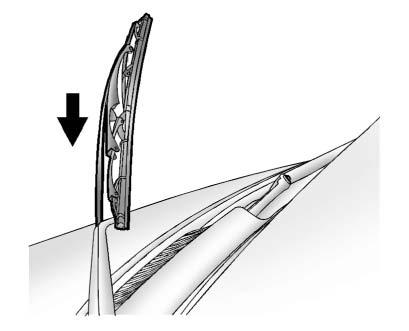 Wiper Blade Replacement Windshield wiper blades should be inspected for wear and cracking. See Scheduled Maintenance on page 11 3 for more information on wiper blade inspection.