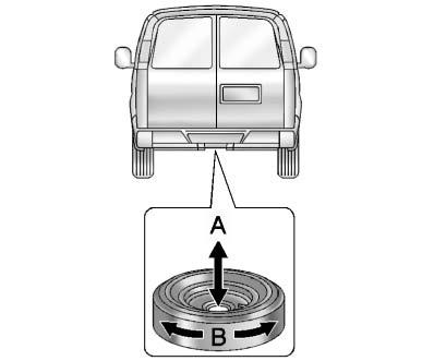 Pull the retaining bar through the center of the wheel, making sure it is properly attached. 3. Pull the wheel toward the rear of the vehicle, keeping the cable tight. 4.