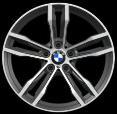 5 J 19 / tyres 255/35 R19 2PF 19" M light alloy wheels Star-spoke 403 M Front: 8 J x 19, 225/40 R19, rear: 8.
