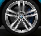 wheels Double-spoke style 704 M Ferric Grey metallic with run-flat properties Front: