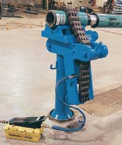 Tools 1609 Vise The 1609 Vise is a floor mounted vise designed to hold a variety of tubular components while service work is carried out.
