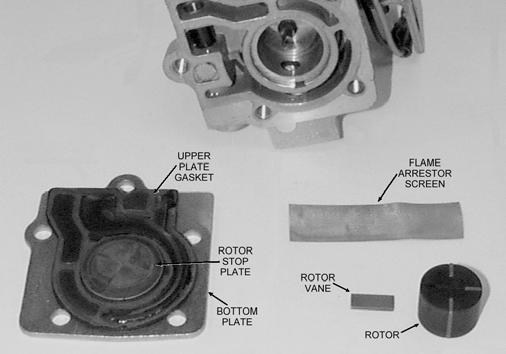 CLEANING THE PUMP: The following is a step-by-step procedure for cleaning the Holley electric fuel pumps. Do all disassembling on a clean bench.