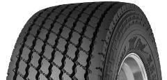 5 MICHELIN X One XZY 3 23 Goodyear Bridgestone Optimized for weight savings in urban and regional operation Enhanced protection against stone drilling from variable pitch groove walls and groove