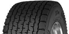 The 3D Matrix sipes lock together for the stability normally associated with solid tread blocks Engineered to replace duals Directional tread design MICHELIN X One XDA Energy 24 Goodyear G392 SSD 26