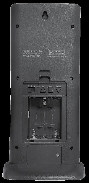 Display Unit Setup 1 Set the A-B-C Switch Locate the A-B-C switch inside the battery compartment. Set the A-B-C switch to A, B or C.