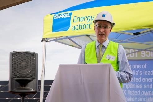 and Federal Government Australian Renewable Energy Agency (ARENA) executive AGL executives Similar