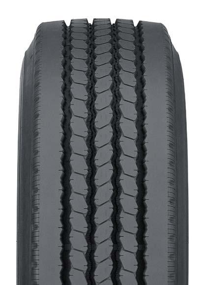 M122 REGIONAL TO URBAN ALL-POSITION TIRE The M122 is a versatile all-position tire designed for moderate regional and urban applications.