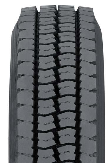 M657 EXTREME, LONG, AND REGIONAL HAUL DRIVE TIRE The M657 is a deep, even-wearing drive tire that maximizes fuel efficiency and mileage in extreme long, long, and regional hauling.