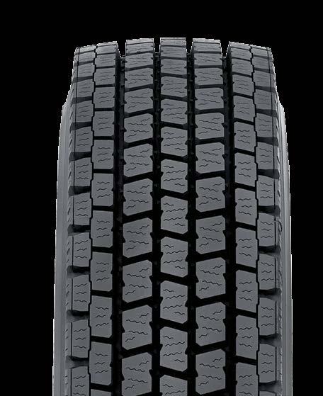 M920 (19.5) REGIONAL AND URBAN DRIVE TIRE The M920 drive tire delivers superb all-season traction and high mileage for local and regional operations.