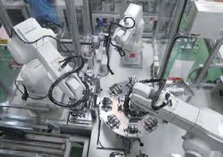 Robot-cell Production Line Individual unit production management system A multi-model, single-unit flow production system is utilized the ultimate