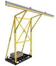 Flexiguard Solutions Counterweighted System The Counterweighted System is designed as a portable solution to provide an overhead anchor point for multiple users while working at heights.