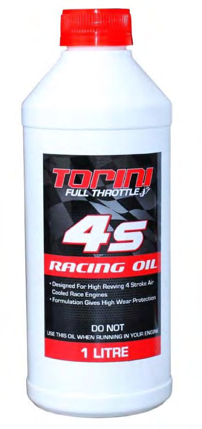 How well the rings seal can make all the difference in engine performance. Warning: Torini Race Oil must not be used to run engines in.