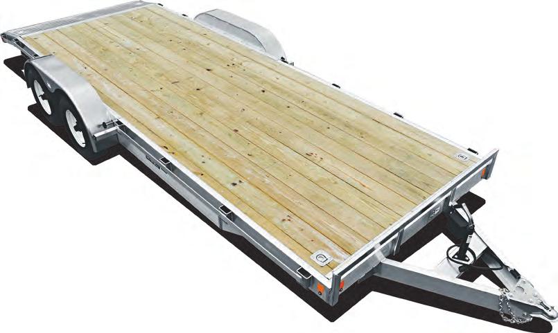 Long, Recessed Loading Ramps The 24 beavertail and 6 loading ramps make loading