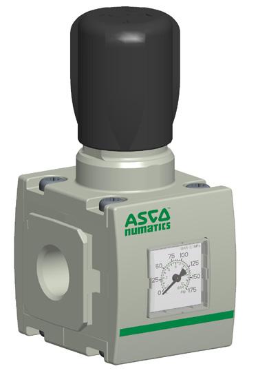 / REGULATOR High flow with a wide range of adjustable output pressure ranges Available with relieving, nonrelieving and internal flow check options Optional low profile gauge, round gauge, digital