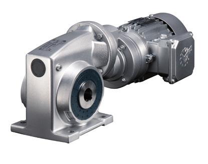 1 helical gear units (Catalogue G1000, G1012) Foot or flange mounted versions Die-cast aluminium housing ( sizes) UNICASE