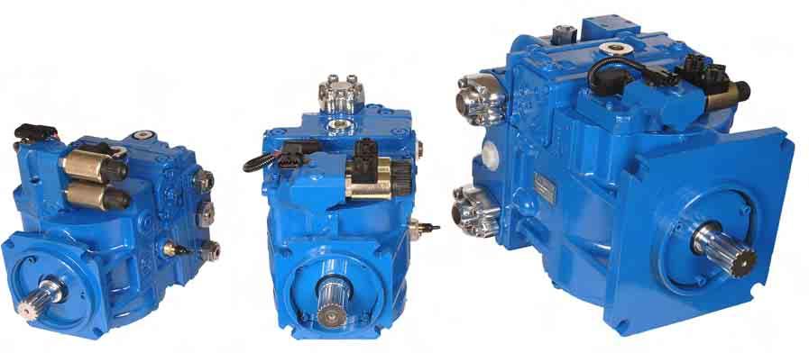 Selection Guide 2007 PUMPS POCLAIN HYDRAULICS P90 PUMPS Variable displacement For closed loop circuits Rugged and