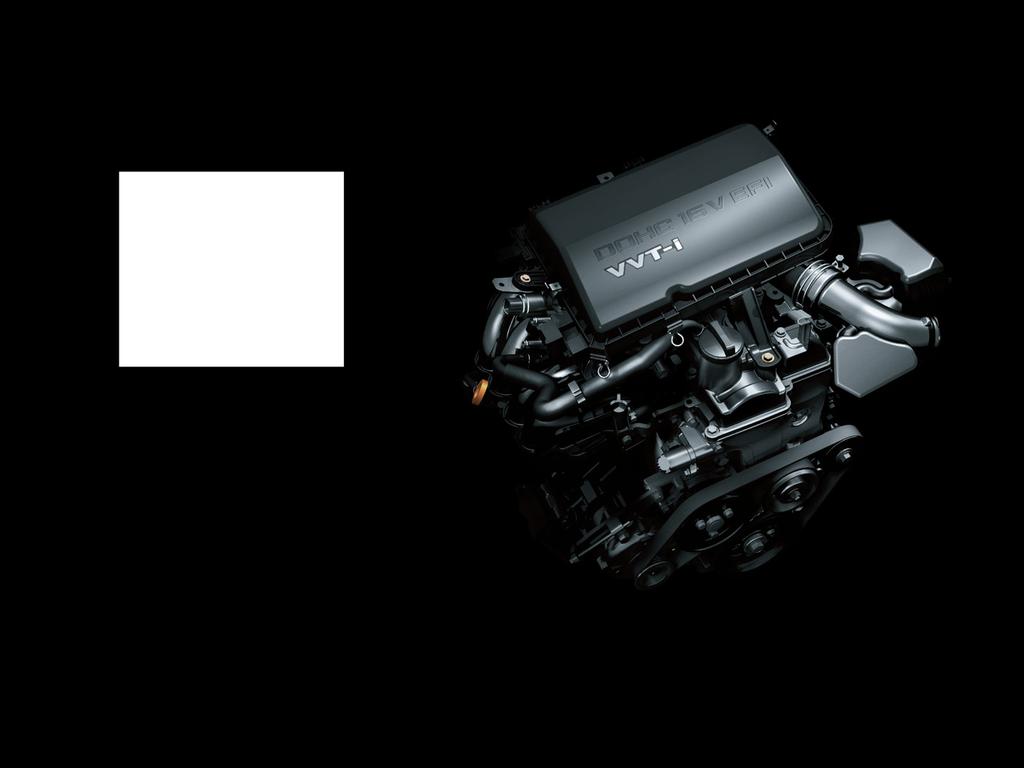 3SZ-VE 1.5L DOHC VVT-i MAX. POWER. 76 kw/6,000 rpm MAX.