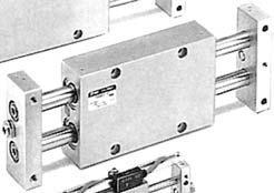 strokes, two magnets for auto switches are installed to the magnet mounting block.