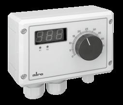 Universal controller ETR 74 remote sensor, electronic, with digital display, 1- / 2-stage Technical data Application Housing colour: grey For controlling and / or monitoring the Ambient temperature: