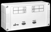 seven actual value transmitters and a transmitter with setpoint adjuster); scheduled ECO control, on / off, holiday and party function in combination with a configured timer transmitter Room to be