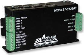MDC150-012301 12V, 30A Brushless Controller User s Guide A N A H E I M A U T O M A T I O N 910 East Orangefair Lane,