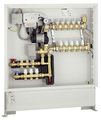 ACCREDITED Modulating temperature regulating unit with distribution kit for primary circuit 7 series ISO 9 FM 6 / GB replaces /7 GB Function The temperature regulating unit with the distribution kit