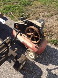 AUCTION - ITEM #85, Speed Air compressor (red), model and
