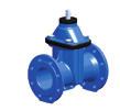 Gate valves type 4 with flanges PN 10 / #51 Design features: a Resilient-seated gate valve, with smooth passage, internal stem thread, non-rising stem; edge protection for bonnet and body,