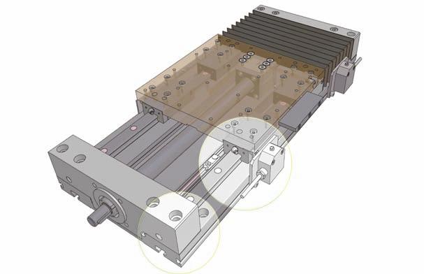Linear tabes AXLT For appications with high oads, especiay torque oads, SNR inear tabes from the AXLT series provide