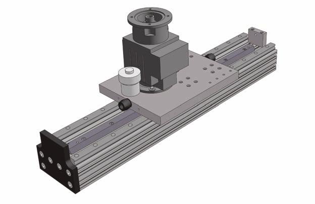 XS200M200 ifting axis with rack and pinion drive and rai guide cyindrica gear (panetary gear