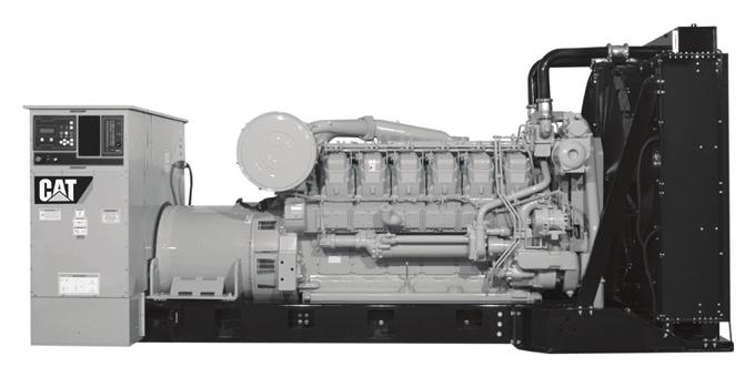 DIESEL GENERATOR SET STANDBY 1250 ekw 1562 kva Caterpillar is leading the power generation marketplace with Power Solutions engineered to deliver unmatched flexibility, expandability, reliability,